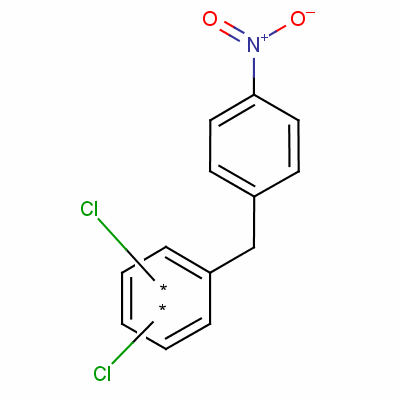 1-(二氯苯基甲基)-4-硝基苯結(jié)構(gòu)式_63068-97-3結(jié)構(gòu)式