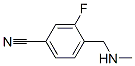 (9ci)-3-氟-4-[(甲基氨基)甲基]-苯甲腈結(jié)構(gòu)式_633698-43-8結(jié)構(gòu)式