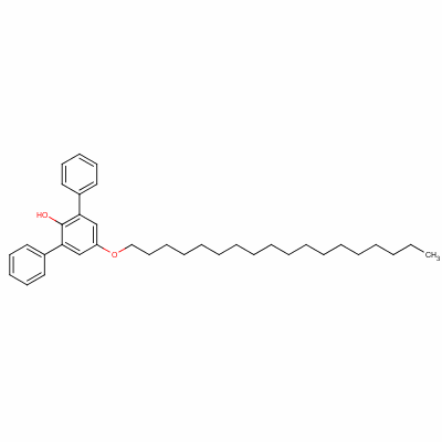 5-(十八基氧基)-m-四苯基-2-醇結(jié)構(gòu)式_63671-76-1結(jié)構(gòu)式