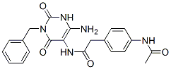  4-(乙?；被?-n-[4-氨基-1,2,3,6-四氫-2,6-二氧代-1-(苯基甲基)-5-嘧啶]-苯乙酰胺結(jié)構(gòu)式_637334-91-9結(jié)構(gòu)式