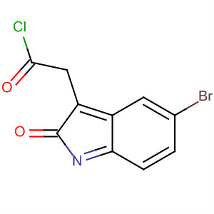 5-Bromo-alpha-oxo-1h-indole-3-acetyl chlorideStructure,63843-81-2Structure 5-Bromo-alpha-oxo-1h-indole-3-acetyl chloride Structure,63843-81-2Structure