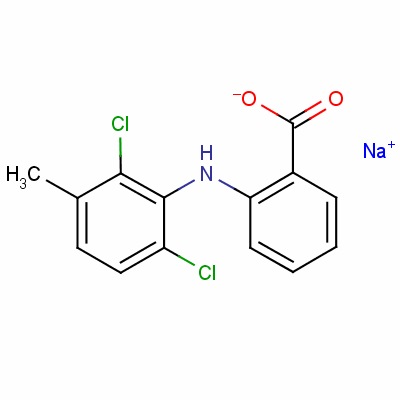 甲氯滅酸鈉結(jié)構(gòu)式_6385-02-0結(jié)構(gòu)式