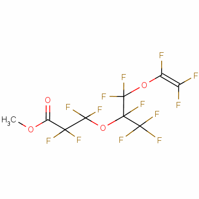 Methyl perfluoro(5-methyl-4,7-dioxanon-8-enoate)Structure,63863-43-4Structure Methyl perfluoro(5-methyl-4,7-dioxanon-8-enoate) Structure,63863-43-4Structure