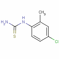 1-(4-氯-2-甲基苯基)-2-硫脲結(jié)構(gòu)式_63980-71-2結(jié)構(gòu)式