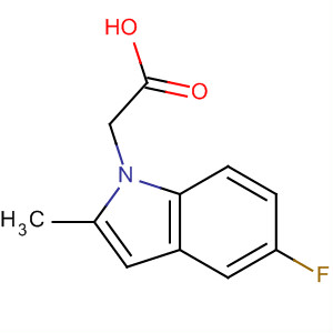 2(5-Fluoro-2-methyl-1h-indol-1-yl)acetic acidStructure,646515-46-0Structure 2(5-Fluoro-2-methyl-1h-indol-1-yl)acetic acid Structure,646515-46-0Structure