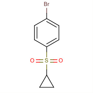 1-Bromo-4-(cyclopropanesulfonyl)benzeneStructure,648906-28-9Structure 1-Bromo-4-(cyclopropanesulfonyl)benzene Structure,648906-28-9Structure