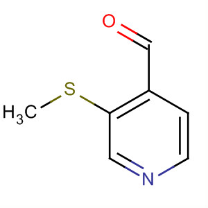 4-Pyridinecarboxaldehyde, 3-(methylthio)-(9ci)Structure,650628-88-9Structure 4-Pyridinecarboxaldehyde, 3-(methylthio)-(9ci) Structure,650628-88-9Structure