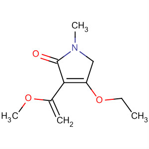 (9ci)-4-乙氧基-1,5-二氫-3-(1-甲氧基乙烯)-1-甲基-2H-吡咯-2-酮結構式_651322-77-9結構式