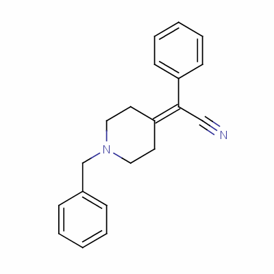 2-(1-Benzylpiperidin-4-ylidene)-2-phenylacetonitrileStructure,6517-69-7Structure 2-(1-Benzylpiperidin-4-ylidene)-2-phenylacetonitrile Structure,6517-69-7Structure
