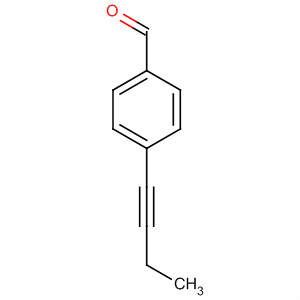 Benzaldehyde, 4-(1-butynyl)-(9ci)Structure,652974-14-6Structure Benzaldehyde, 4-(1-butynyl)-(9ci) Structure,652974-14-6Structure