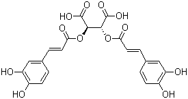 菊苣酸結(jié)構(gòu)式_6537-80-0結(jié)構(gòu)式