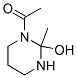 2-Pyrimidinol, 1-acetylhexahydro-2-methyl-(9ci)Structure,65639-39-6Structure 2-Pyrimidinol, 1-acetylhexahydro-2-methyl-(9ci) Structure,65639-39-6Structure