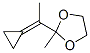 1,3-Dioxolane, 2-(1-cyclopropylideneethyl)-2-methyl-Structure,66115-41-1Structure 1,3-Dioxolane, 2-(1-cyclopropylideneethyl)-2-methyl- Structure,66115-41-1Structure
