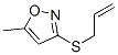 Isoxazole, 5-methyl-3-(2-propenylthio)-(9ci) Structure,66196-71-2Structure