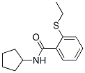 (9ci)-n-環(huán)戊基-2-(乙基硫代)-苯甲酰胺結(jié)構(gòu)式_663186-25-2結(jié)構(gòu)式