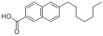 6-N-heptylnaphthalene-2-carboxylicacidStructure,66473-01-6Structure 6-N-heptylnaphthalene-2-carboxylicacid Structure,66473-01-6Structure