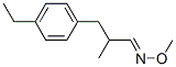 Benzenepropanal, 4-ethyl-alpha-methyl-, o-methyloxime (9ci) Structure,664986-47-4Structure