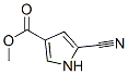 1H-pyrrole-3-carboxylicacid,5-cyano-,methylester(9ci) Structure,66832-08-4Structure
