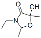 (9ci)-3-乙基-5-羥基-2,5-二甲基-4-噁唑烷酮結(jié)構(gòu)式_675120-16-8結(jié)構(gòu)式