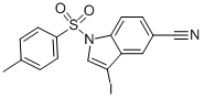 3-Iodo-1-tosyl-1h-indole-5-carbonitrileStructure,676273-39-5Structure 3-Iodo-1-tosyl-1h-indole-5-carbonitrile Structure,676273-39-5Structure