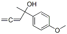 Benzenemethanol, 4-methoxy-alpha-methyl-alpha-1,2-propadienyl-(9ci) Structure,676316-57-7Structure