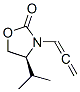 (4s)-(9ci)-4-(1-甲基乙基)-3-(1,2-丙二烯)-2-噁唑烷酮結(jié)構(gòu)式_678188-97-1結(jié)構(gòu)式