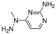 2-Pyrimidinamine, 6-(1-methylhydrazino)-(9ci)Structure,67873-59-0Structure 2-Pyrimidinamine, 6-(1-methylhydrazino)-(9ci) Structure,67873-59-0Structure
