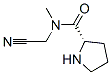 2-Pyrrolidinecarboxamide,n-(cyanomethyl)-n-methyl-,(2s)-(9ci)Structure,681282-62-2Structure 2-Pyrrolidinecarboxamide,n-(cyanomethyl)-n-methyl-,(2s)-(9ci) Structure,681282-62-2Structure