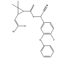 氟氯氰菊酯結(jié)構(gòu)式_68359-37-5結(jié)構(gòu)式