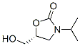 (5r)-(9ci)-5-(羥基甲基)-3-(1-甲基乙基)-2-噁唑烷酮結構式_68430-37-5結構式