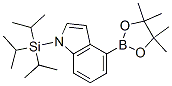 4-(4,4,5,5-四甲基-1,3,2-二氧硼戊環(huán)-2-基)-1-(三異丙基硅酯)-1H-吲哚結構式_690632-17-8結構式