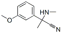Benzeneacetonitrile, 3-methoxy-alpha-methyl-alpha-(methylamino)-(9ci)Structure,691346-13-1Structure Benzeneacetonitrile, 3-methoxy-alpha-methyl-alpha-(methylamino)-(9ci) Structure,691346-13-1Structure