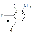 (9ci)-4-氨基-3-乙基-2-(三氟甲基)-苯甲腈結(jié)構(gòu)式_697228-50-5結(jié)構(gòu)式
