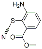 (9ci)-3-氨基-2-硫代氰?；?苯甲酸甲酯結(jié)構(gòu)式_697754-58-8結(jié)構(gòu)式