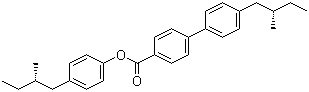 [S-(r*,r*)]-4-(2-甲基丁基)苯基 4-(2-甲基丁基)[1,1-聯(lián)苯]-4-羧酸結(jié)構(gòu)式_69777-74-8結(jié)構(gòu)式