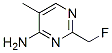 4-Pyrimidinamine, 2-(fluoromethyl)-5-methyl-(9ci)Structure,698-83-9Structure 4-Pyrimidinamine, 2-(fluoromethyl)-5-methyl-(9ci) Structure,698-83-9Structure
