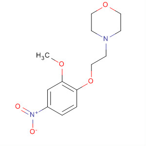 4-[2-(2-Methoxy-4-nitro-phenoxy)-ethyl]-morpholine Structure,700804-23-5Structure