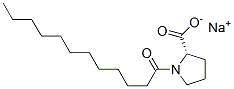 Sodium 1-lauroyl-L-prolinate Structure,70609-63-1Structure
