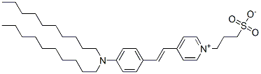 3-(4-((E)-2-[4-(十二氨基)苯基]乙烯基)-1-吡啶)-1-丙烷硫酸鹽結(jié)構(gòu)式_70807-63-5結(jié)構(gòu)式