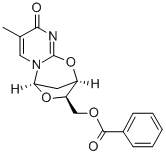 5-O-苯甲?；?2,3-脫水胸腺嘧啶脫氧核苷結(jié)構(gòu)式_70838-44-7結(jié)構(gòu)式