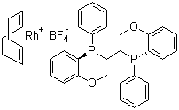 (S,S)-(+)-1,2-雙[(o-甲氧基苯基)(苯基)次膦]乙基(1,5-環(huán)辛二烯結(jié)構(gòu)式_71423-54-6結(jié)構(gòu)式