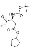 Boc-asp(ocpent)-oh Structure,71447-58-0Structure