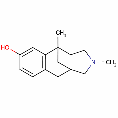 (1S,6s)-2,3,4,5,6,7-hexahydro-1,4-dimethyl-1,6-methano-1h-4-benzazonin-10-ol Structure,72522-13-5Structure