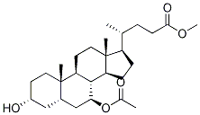 7-O-乙?；鶠跆K基脫氧膽酸甲酯結(jié)構(gòu)式_75672-24-1結(jié)構(gòu)式