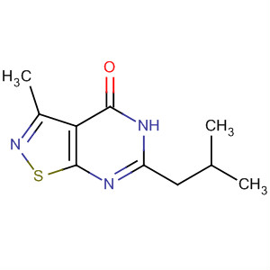 6-異丁基-3-甲基-5H-異噻唑并[5,4-d]嘧啶-4-酮結構式_758722-00-8結構式