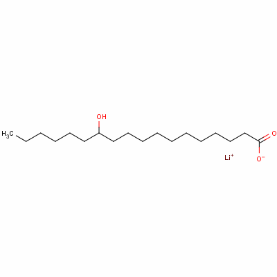 12-羥基硬脂酸鋰結(jié)構(gòu)式_7620-77-1結(jié)構(gòu)式