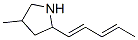 Pyrrolidine, 4-methyl-2-(1,3-pentadienyl)- (9ci)Structure,763868-72-0Structure Pyrrolidine, 4-methyl-2-(1,3-pentadienyl)- (9ci) Structure,763868-72-0Structure