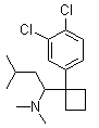 1-(1-(3,4-Dichlorophenyl)cyclobutyl)-n,n,3-trimethylbutan-1-amineStructure,766462-77-5Structure 1-(1-(3,4-Dichlorophenyl)cyclobutyl)-n,n,3-trimethylbutan-1-amine Structure,766462-77-5Structure