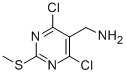 (4,6-Dichloro-2-(methylthio)pyrimidin-5-yl)methanamine Structure,771571-91-6Structure