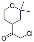 Ethanone, 2-chloro-1-(tetrahydro-2,2-dimethyl-2h-pyran-4-yl)-(9ci)Structure,77554-94-0Structure Ethanone, 2-chloro-1-(tetrahydro-2,2-dimethyl-2h-pyran-4-yl)-(9ci) Structure,77554-94-0Structure